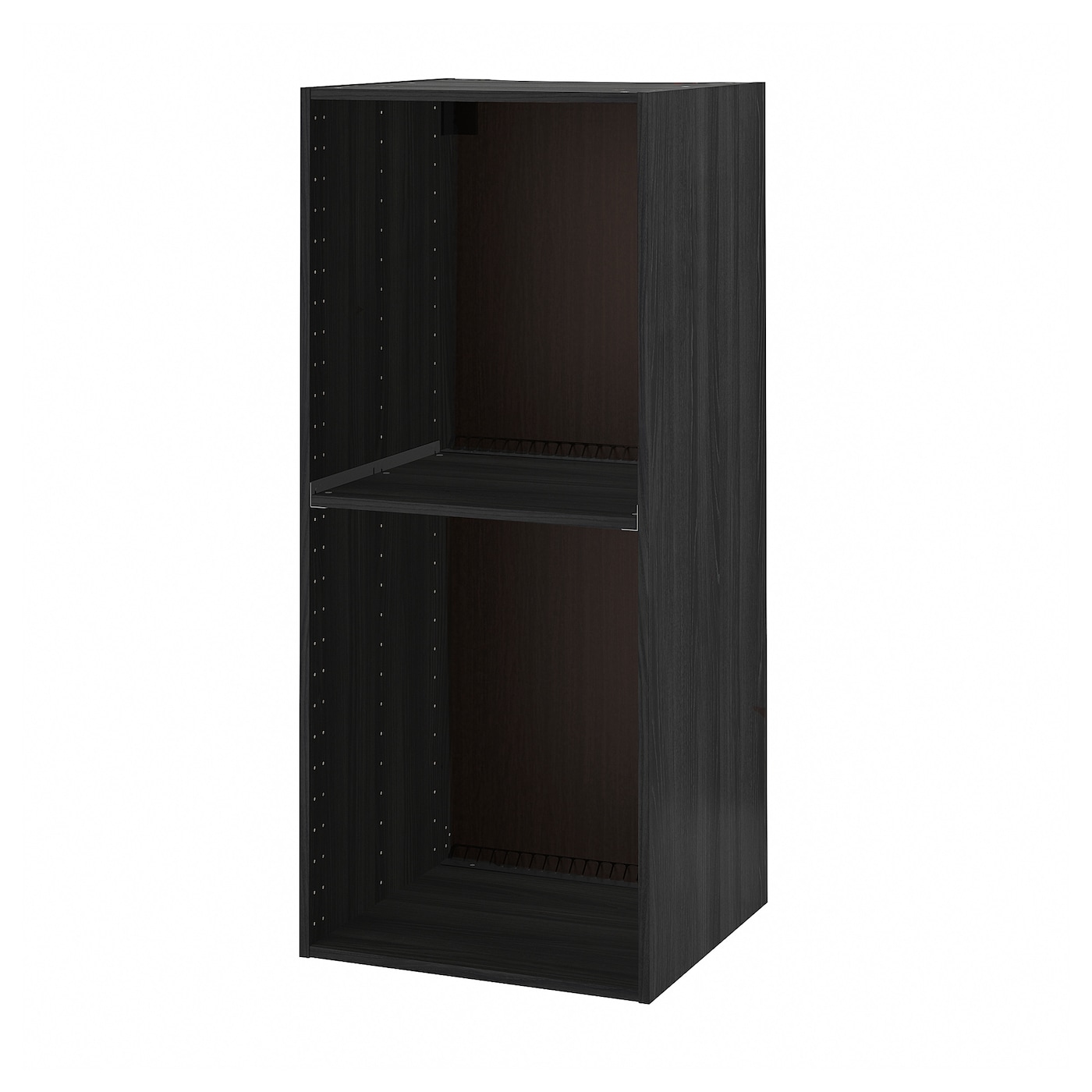 Шкаф для встроенной техники - IKEA METOD, 140x60см, черный, МЕТОД  ИКЕА