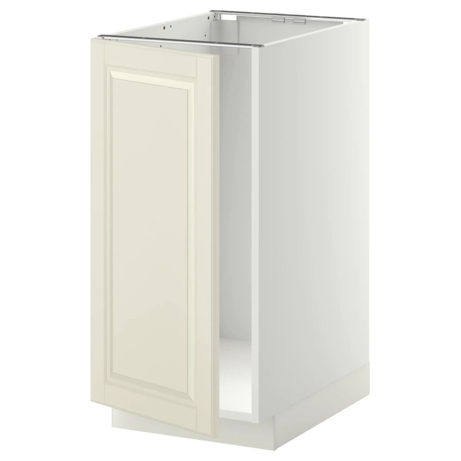 Напольный кухонный шкаф  - IKEA METOD MAXIMERA, 88x62x40см, белый/светло-бежевый, МЕТОД МАКСИМЕРА ИКЕА (изображение №1)