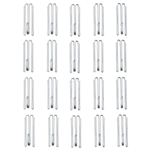 Крючок для штор - RIKTIG IKEA/РИКТИГ ИКЕА, 20 шт, серебряный