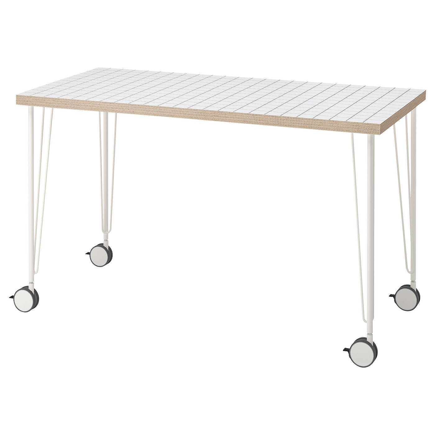Письменный стол - IKEA LAGKAPTEN/KRILLE, 120х60 см, антрацит/белый, ЛАГКАПТЕН/КРИЛЛЕ ИКЕА