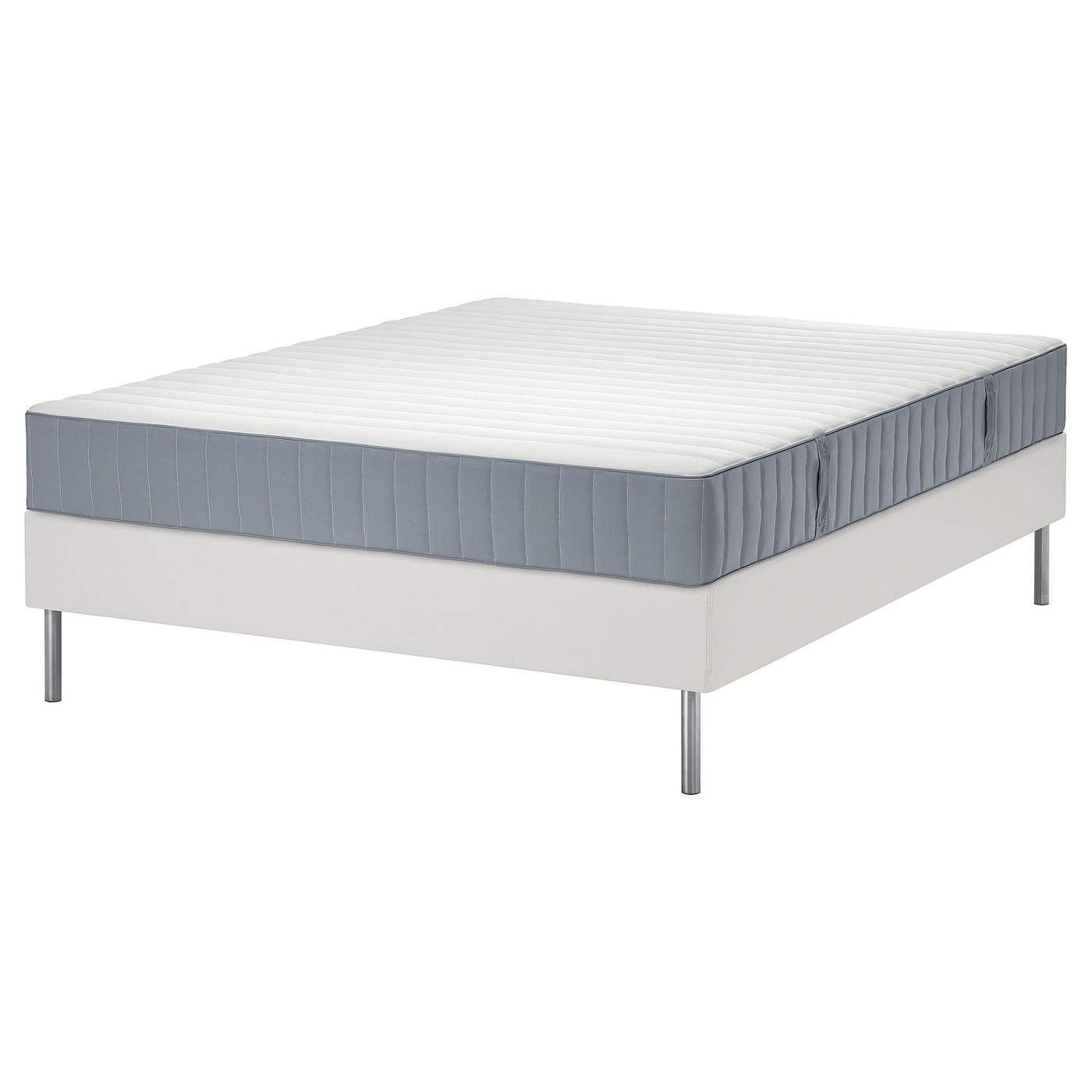 Кровать - LYNGÖR / LYNGОR IKEA/ ЛЮНГЕРЬ ИКЕА, 180х200 см, белый