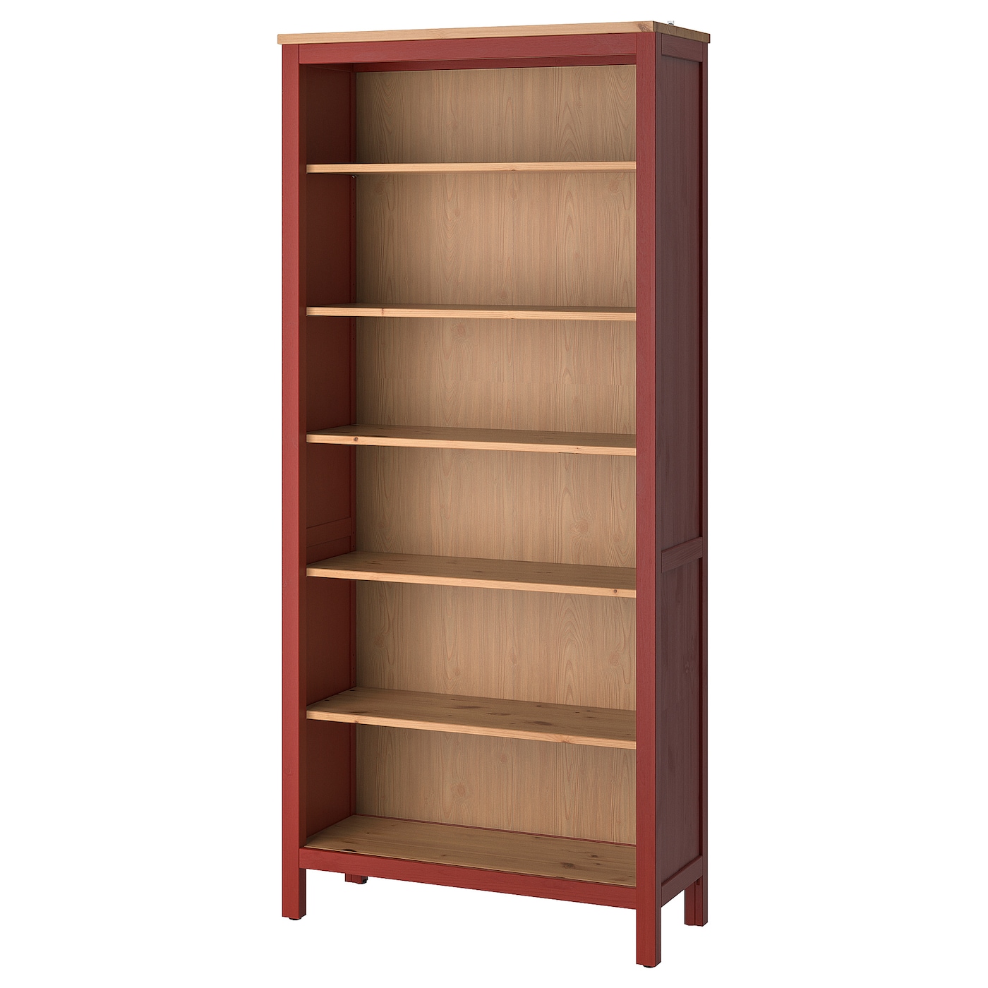Открытый книжный шкаф - IKEA HEMNES, 90x197 cm, коричневый, ХЕМНЭС ИКЕА