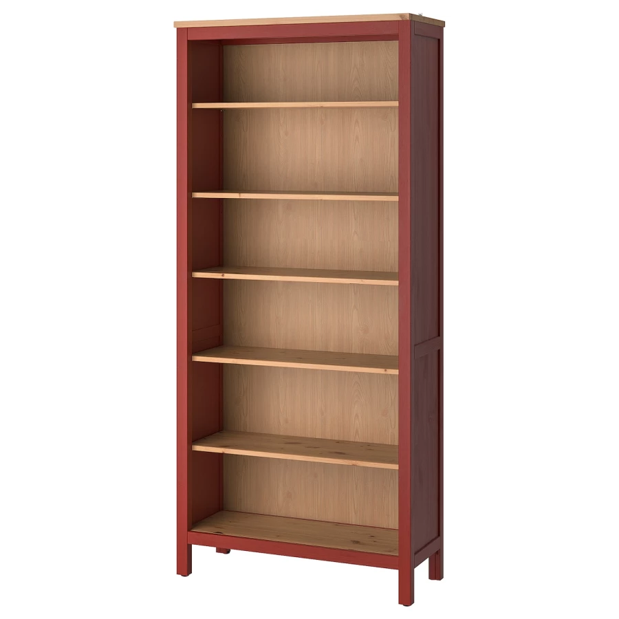 Открытый книжный шкаф - IKEA HEMNES, 90x197 cm, коричневый, ХЕМНЭС ИКЕА (изображение №1)