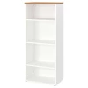 Открытый книжный шкаф - SKRUVBY IKEA/СКРУВБИ ИКЕА, 37.5х60х140 см, белый