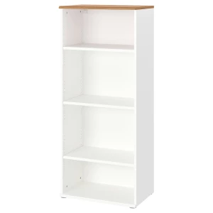 Открытый книжный шкаф - SKRUVBY IKEA/СКРУВБИ ИКЕА, 37.5х60х140 см, белый