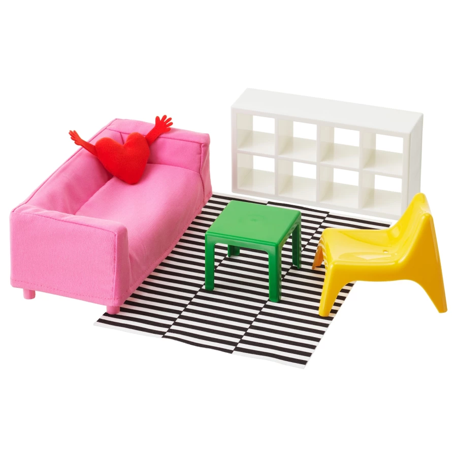 Кукольная мебель - IKEA HUSET/ХУСЕТ ИКЕА, разноцветый (изображение №1)