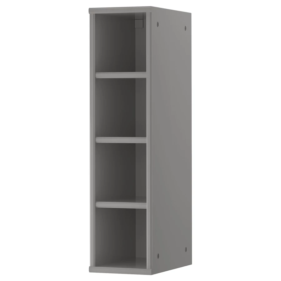 Открытый шкаф - TORNVIKEN IKEA/ ТОРНВИКЕН  ИКЕА, 80х20 см, серый (изображение №1)