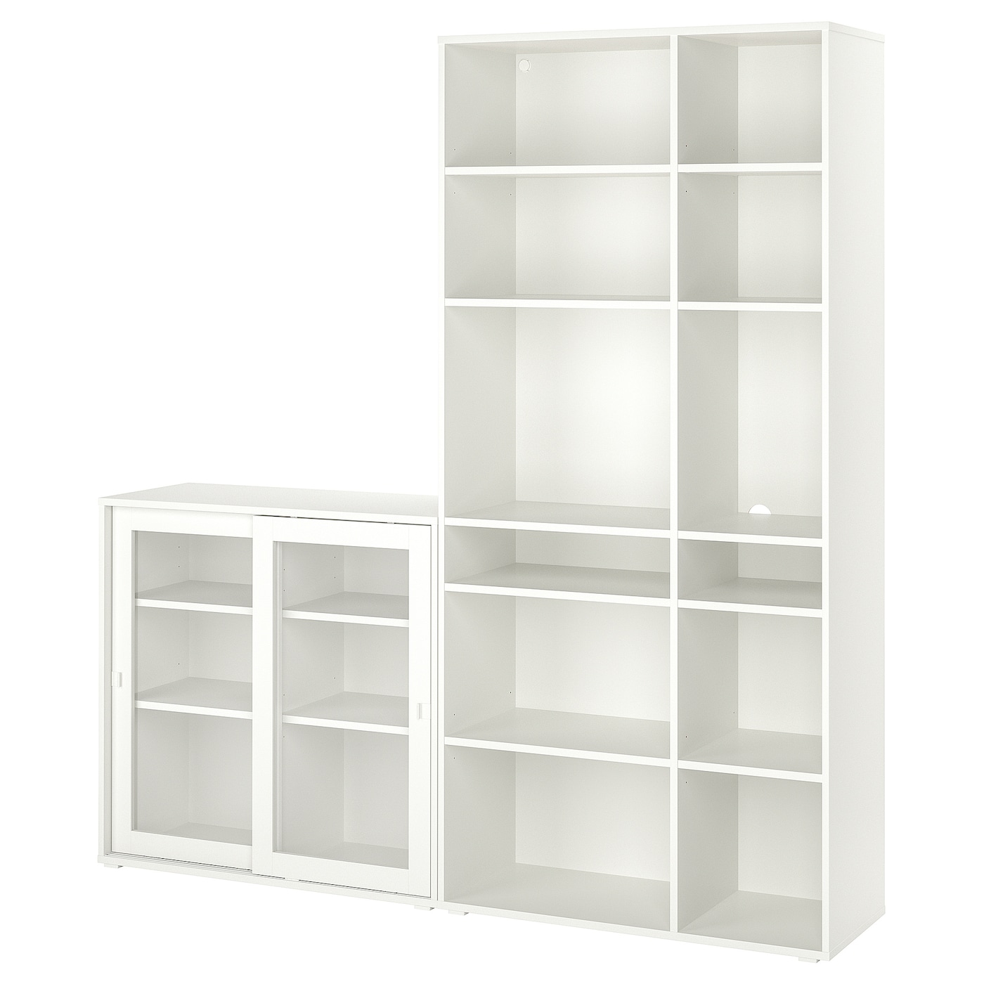 Книжный шкаф - VIHALS IKEA/ ВИХАЛС ИКЕА,   200х190 см, белый