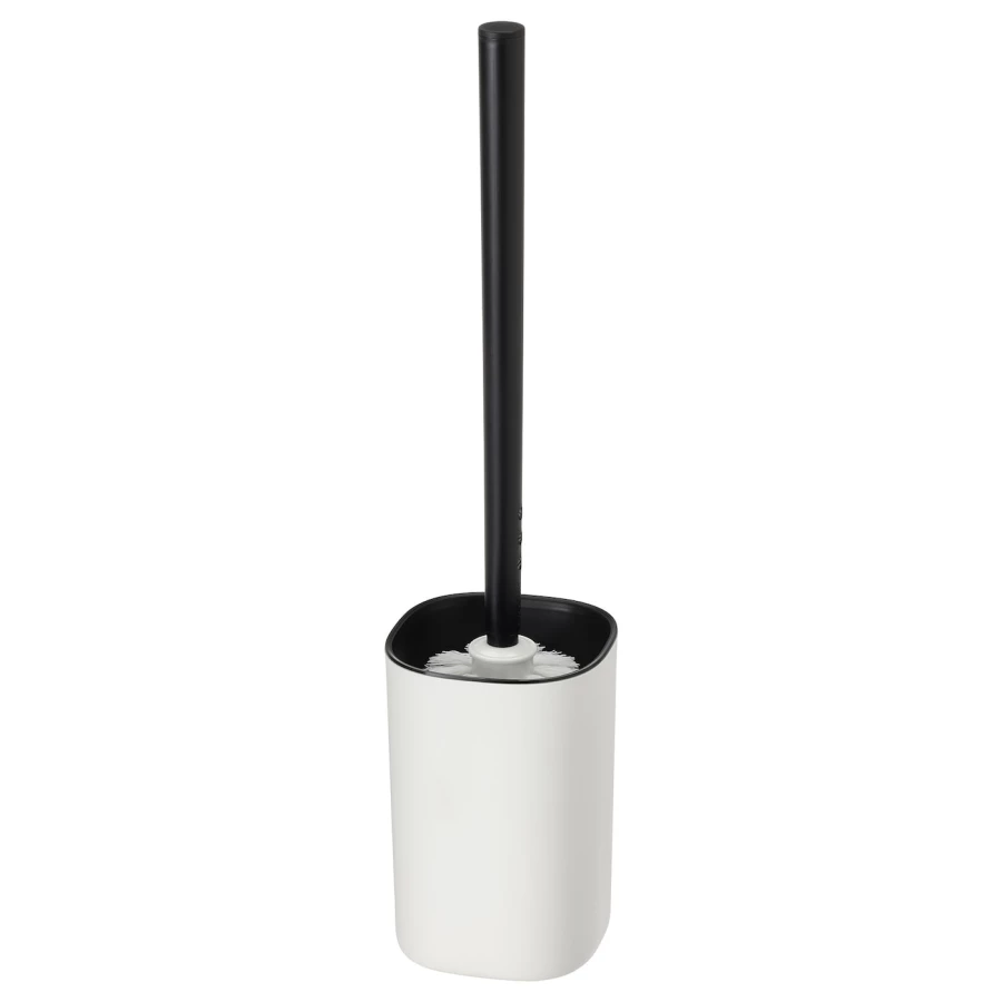 Ершик для унитаза - STORAVAN IKEA/ СТОРАВАН ИКЕА,  37 см, белый/черный (изображение №1)