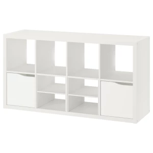 Стеллаж - IKEA KALLAX, 147х39х77 см, белый, КАЛЛАКС ИКЕА