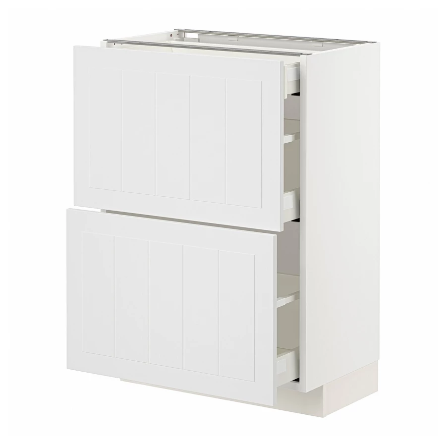 Напольный шкаф  - IKEA METOD MAXIMERA, 88x39,5x60см, белый, МЕТОД МАКСИМЕРА ИКЕА (изображение №1)