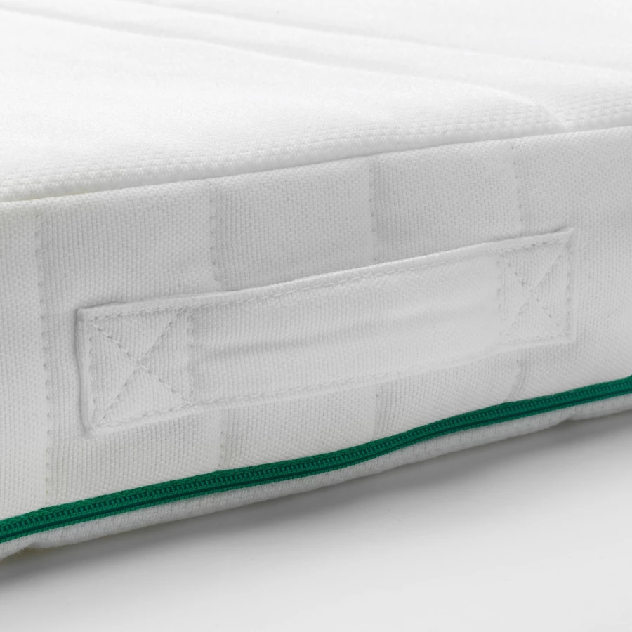 Матрас для раздвижной кровати - NATTSMYG IKEA/ НАТТСМИГ ИКЕА, 80х200 см, белый (изображение №6)