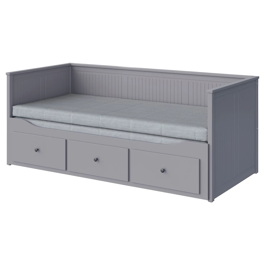 Кушетка - IKEA HEMNES/ÅGOTNES, 80x200 см, серый, Хемнэс/Оготнес ИКЕА (изображение №1)