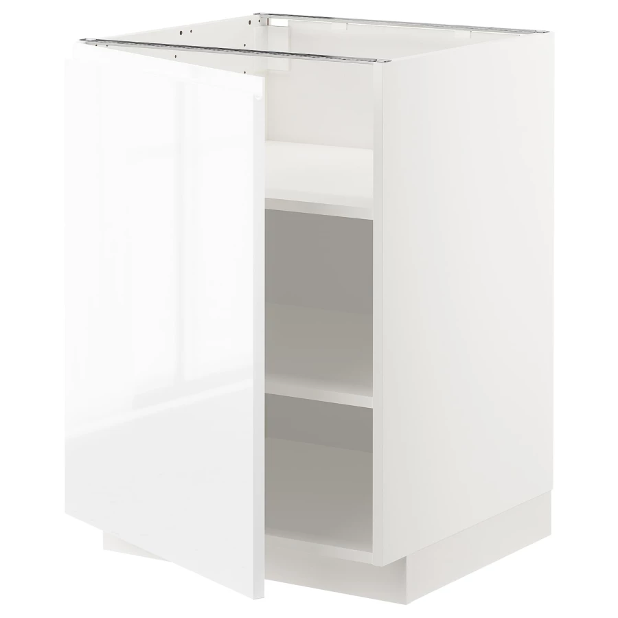 Напольный шкаф - IKEA METOD, 88x62x60см, белый, МЕТОД ИКЕА (изображение №1)