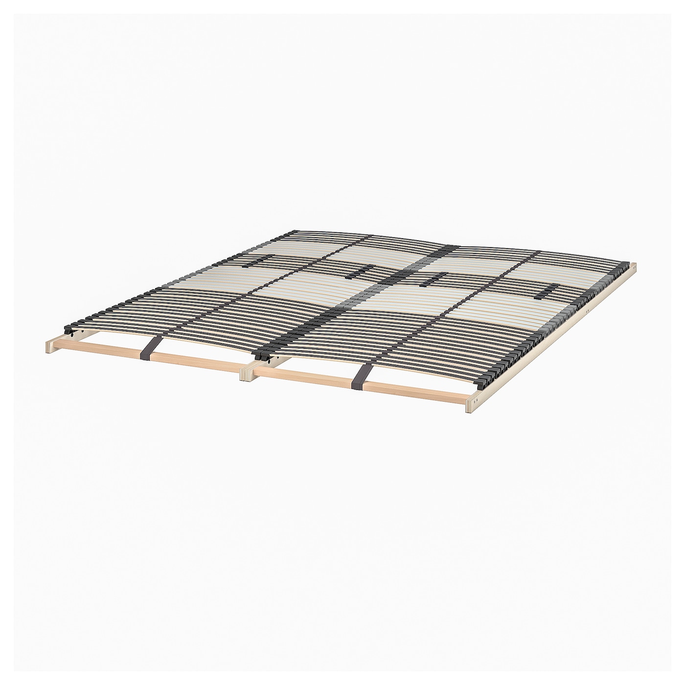 Нижняя часть кровати - LEIRSUND IKEA/ ЛЕЙРСУНД ИКЕА, 200х160 см, черный/коричневый