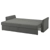 3-местный диван-кровать - IKEA HOLMSUND/ГОЛЬМСУНД ИКЕА, 231х99х79 см, серый