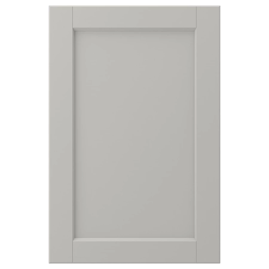 Дверца - IKEA LERHYTTAN, 60х40 см, светло-серый, ЛЕРХЮТТАН ИКЕА (изображение №1)