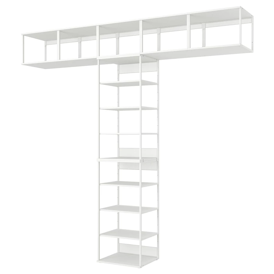 Стеллаж - IKEA PLATSA, 300х42х281 см, белый, ПЛАТСА ИКЕА (изображение №1)