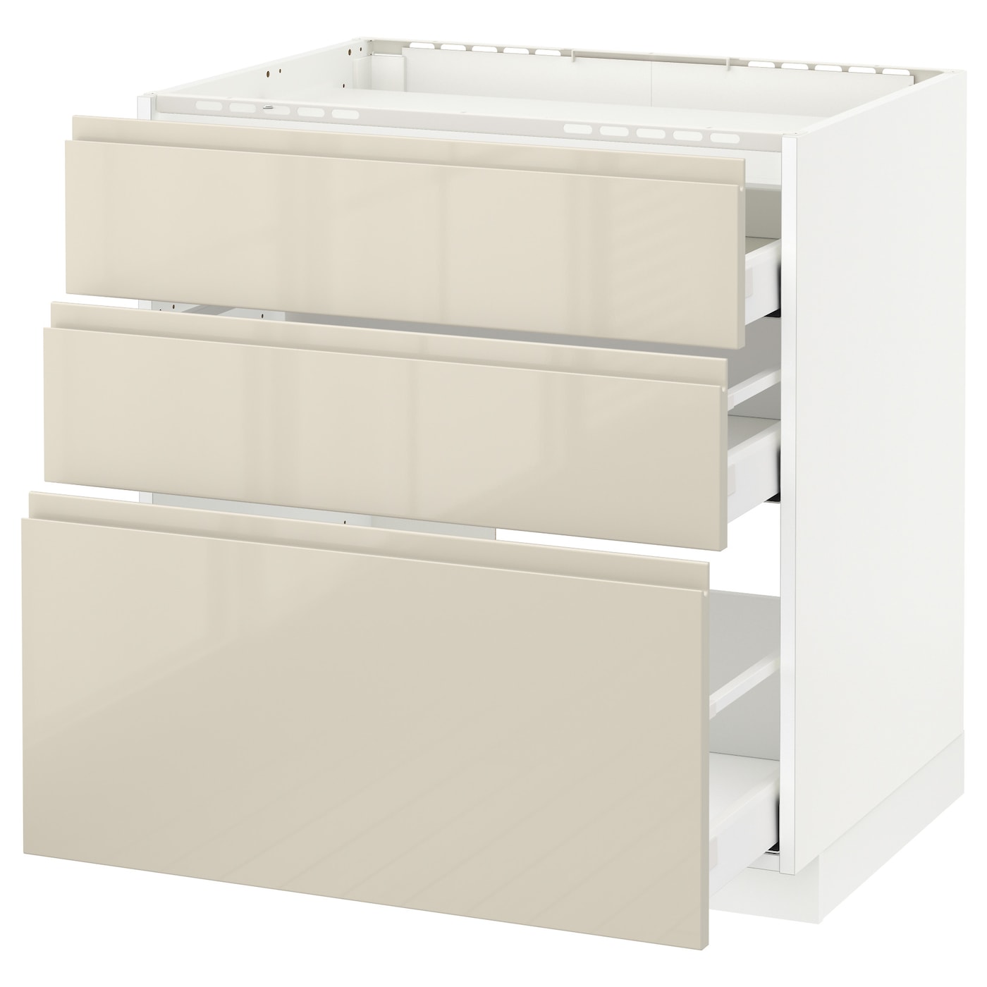 Напольный шкаф  - IKEA METOD MAXIMERA, 88x62,1x80см, белый/бежевый, МЕТОД МАКСИМЕРА ИКЕА