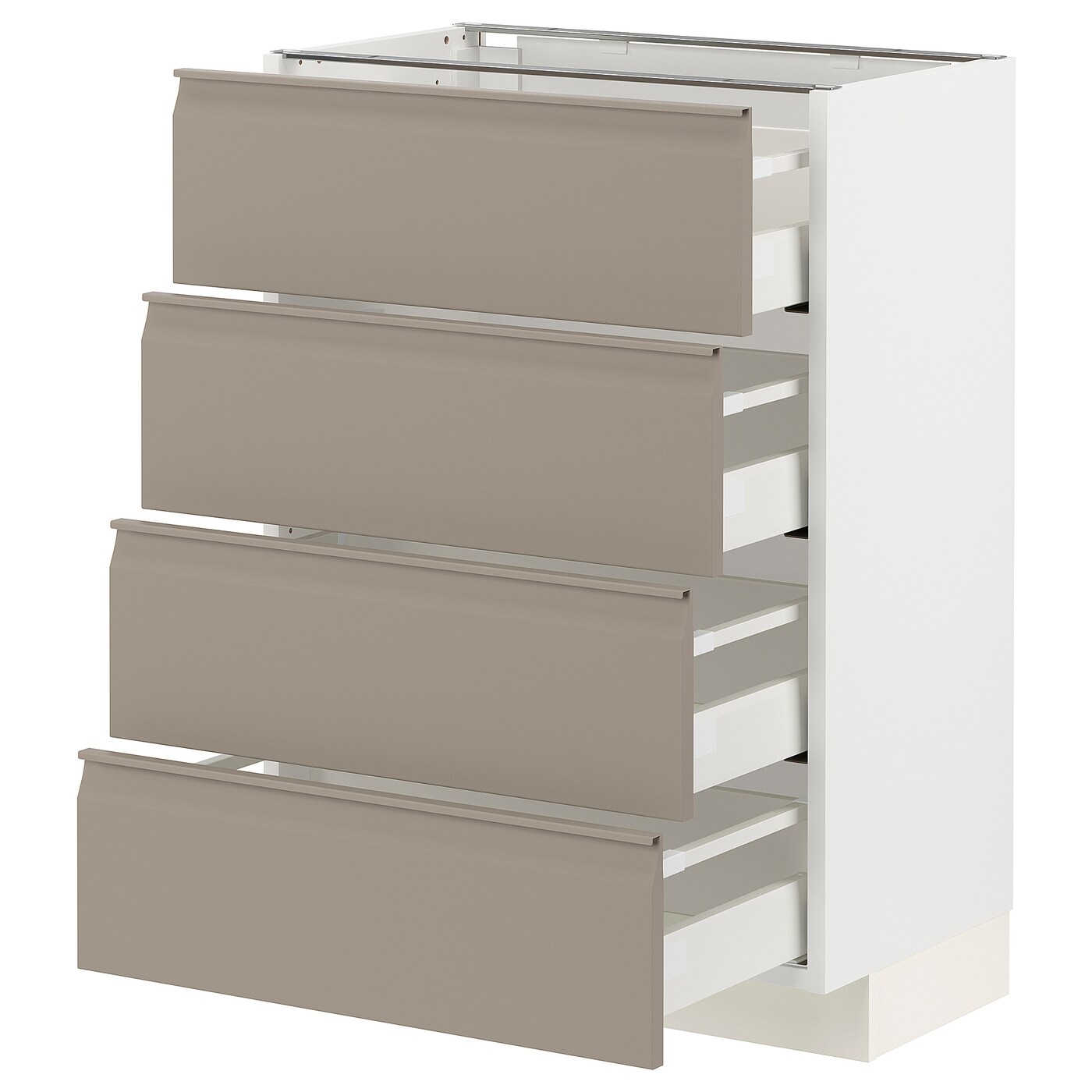 Напольный шкаф  - IKEA METOD MAXIMERA, 88x39,2x60см, белый/светло-серый, МЕТОД МАКСИМЕРА ИКЕА