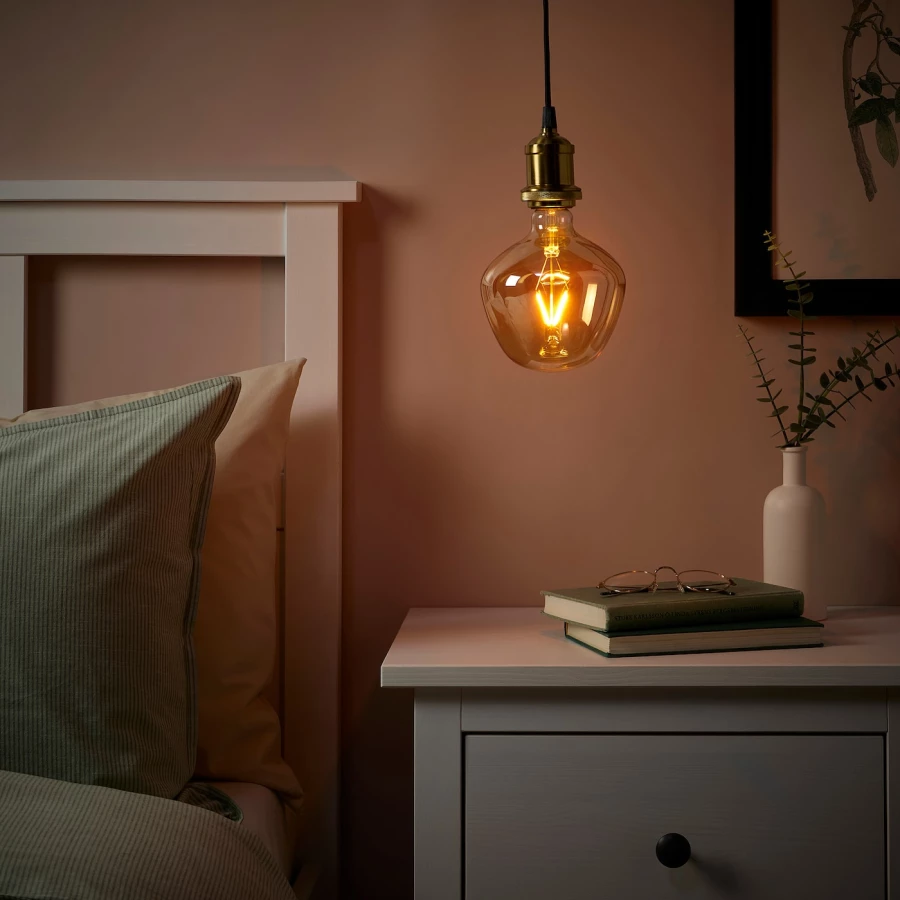 Светодиодная лампа E27 - IKEA MOLNART/МОЛЬНАРТ ИКЕА, 13,2 см (изображение №4)