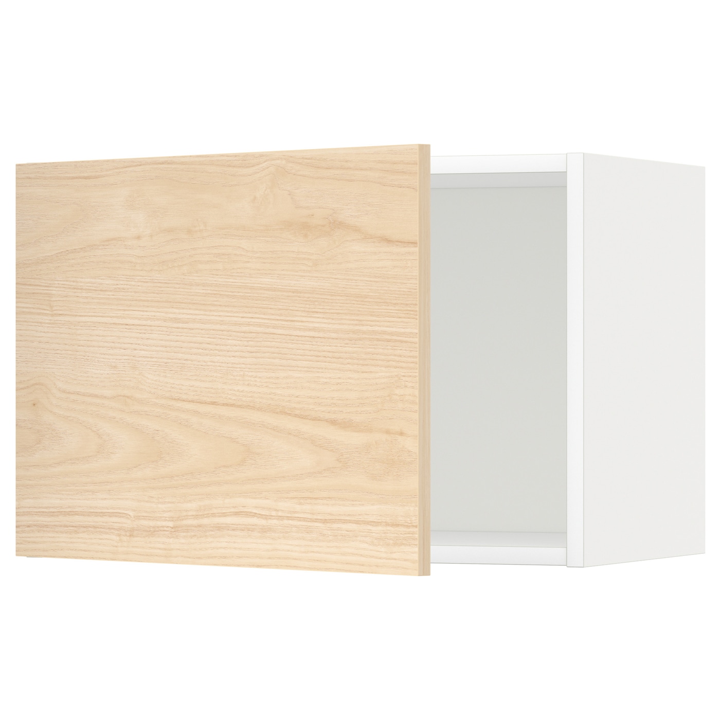 Навесной шкаф - METOD IKEA/ МЕТОД ИКЕА, 40х60 см,  белый/под беленный дуб