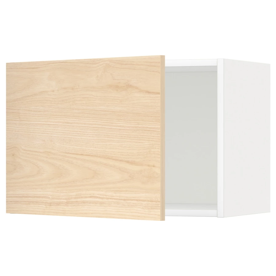 Навесной шкаф - METOD IKEA/ МЕТОД ИКЕА, 40х60 см,  белый/под беленный дуб (изображение №1)