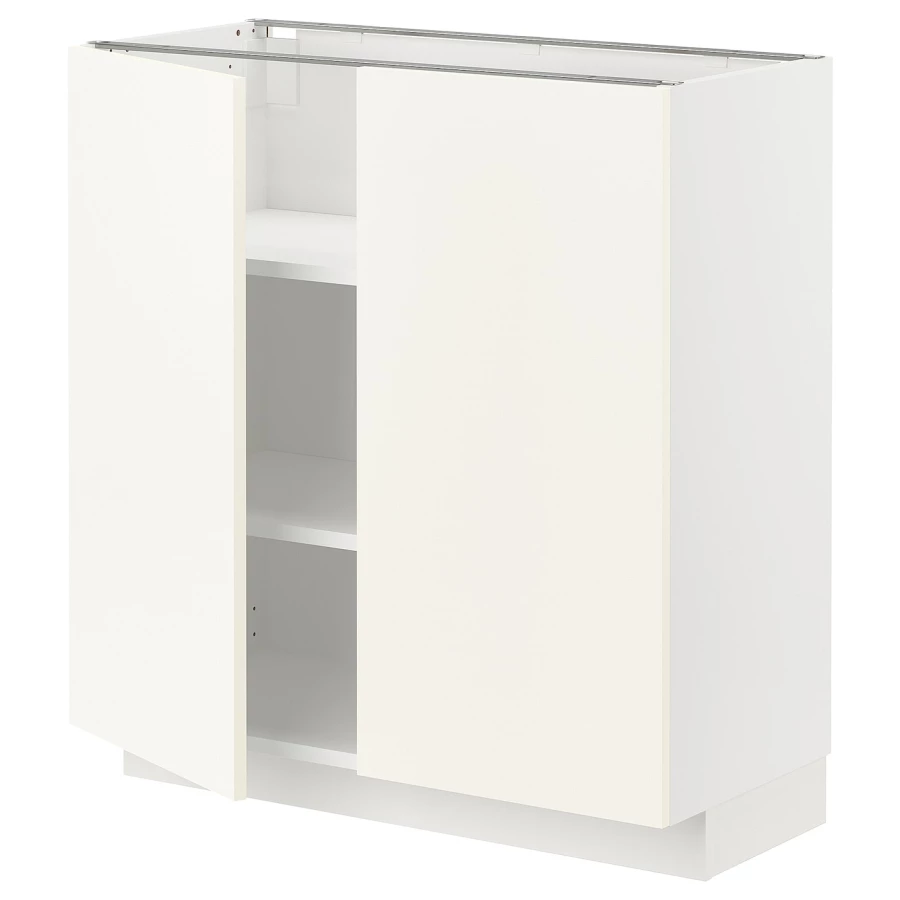 Напольный шкаф  - IKEA METOD, 88x39x80см, белый, МЕТОД ИКЕА (изображение №1)