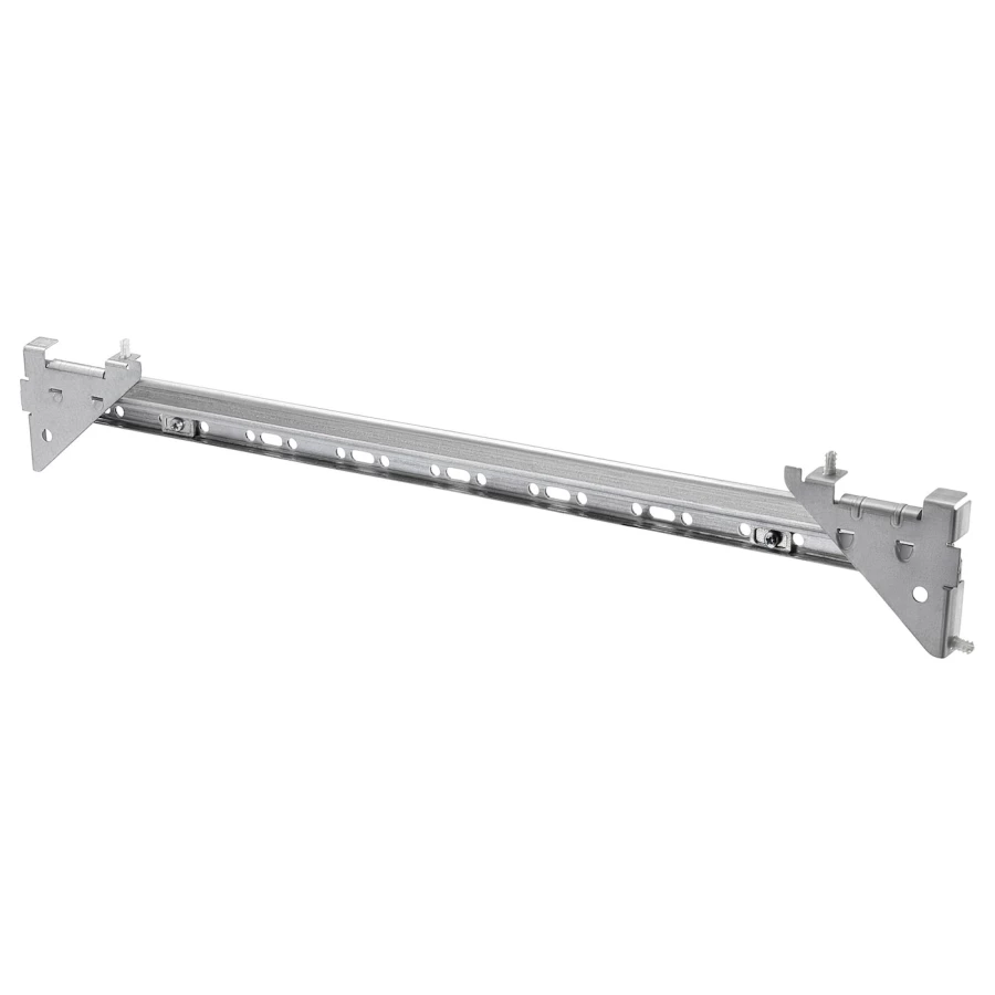 Монтажная рейка - EKET IKEA/ ЭКЕТ ИКЕА, 63х4 см, серебрянный (изображение №1)