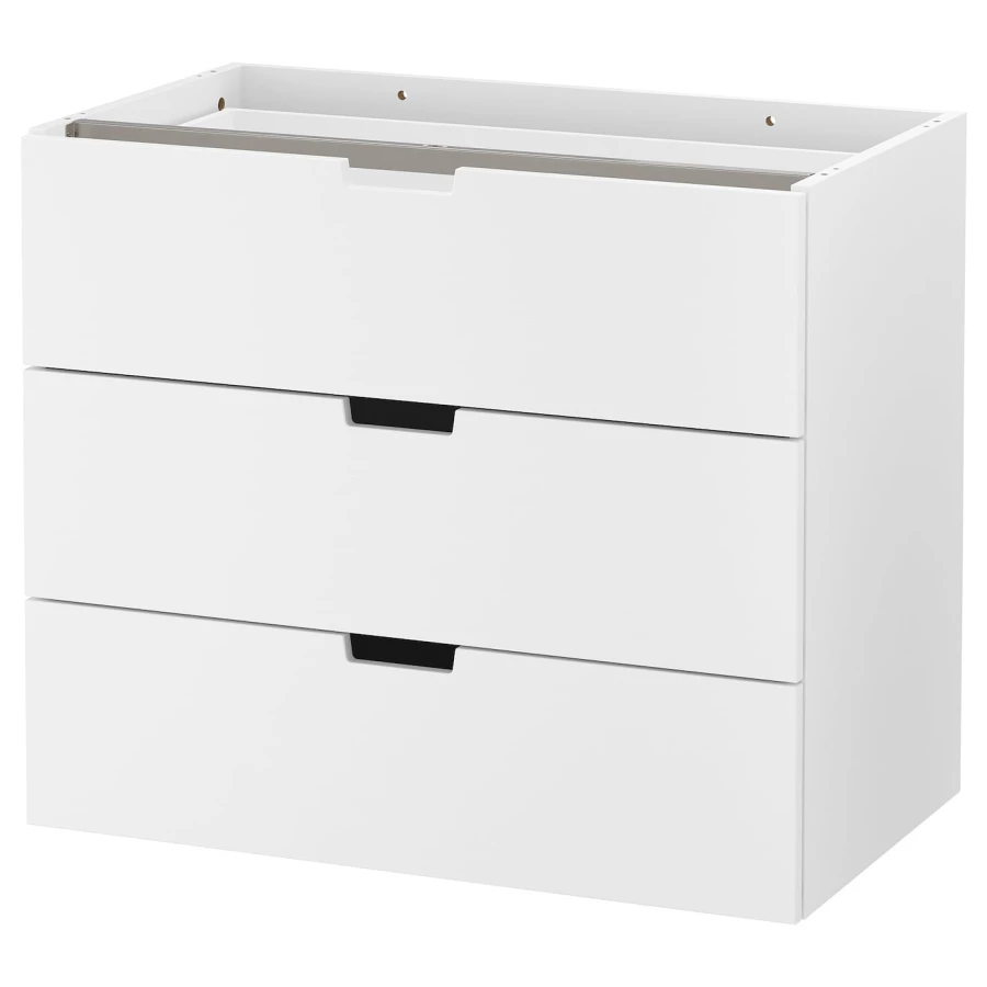 Модульный комод - IKEA NORDLI/НОРДЛИ ИКЕА, 68х47х80 см, белый (изображение №1)