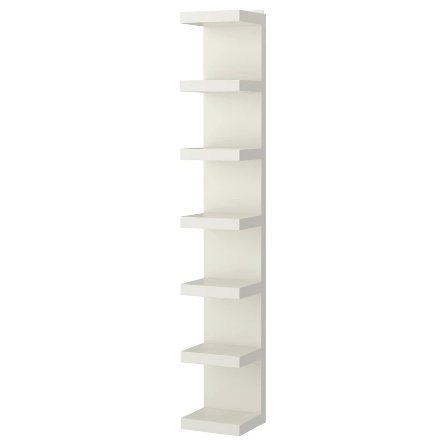 Полка настенная без ножки - IKEA LACK, 30x190 см, белый, Лакк ИКЕА (изображение №1)