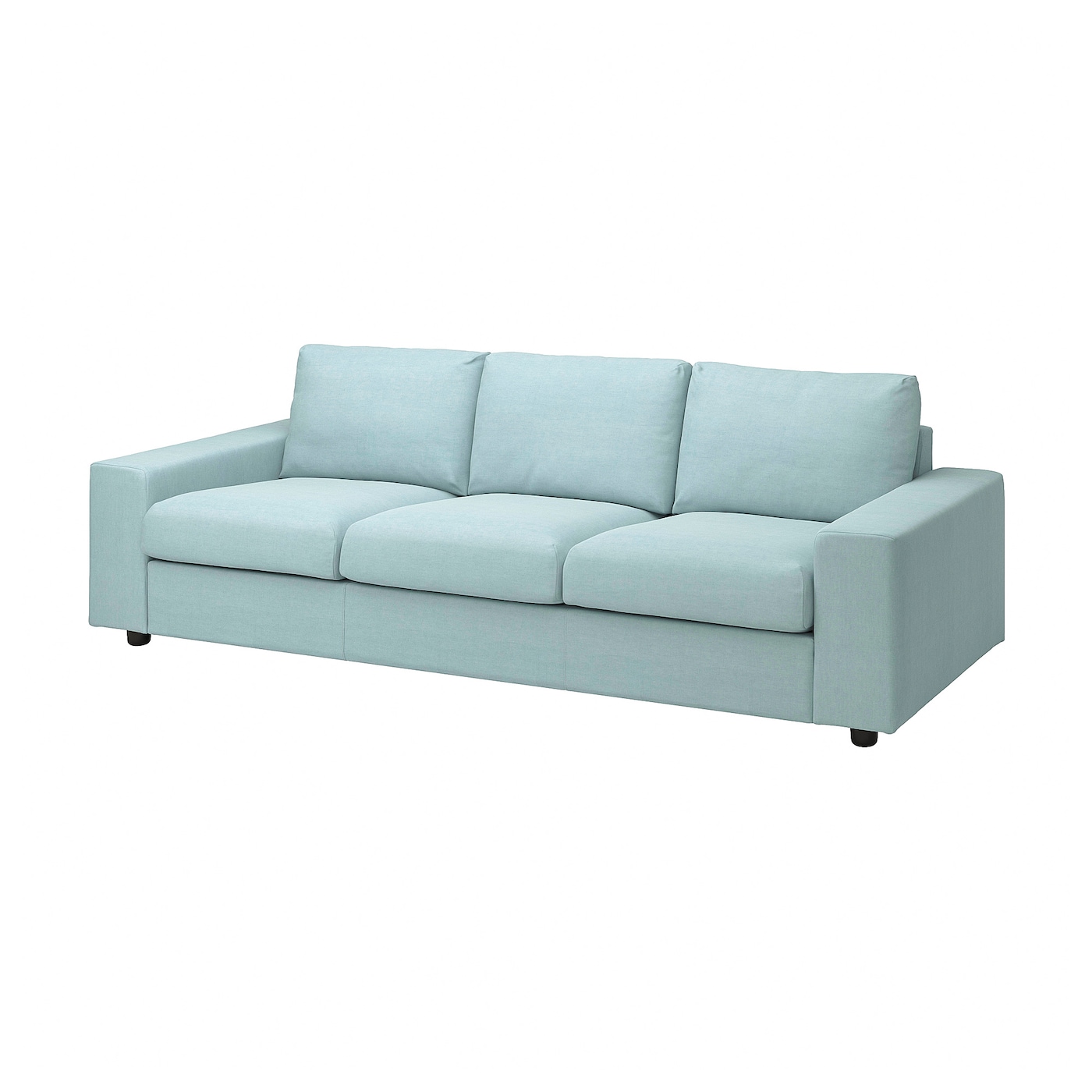 Чехол на 3-местный диван - IKEA VIMLE/ВИМЛЕ ИКЕА, голубой