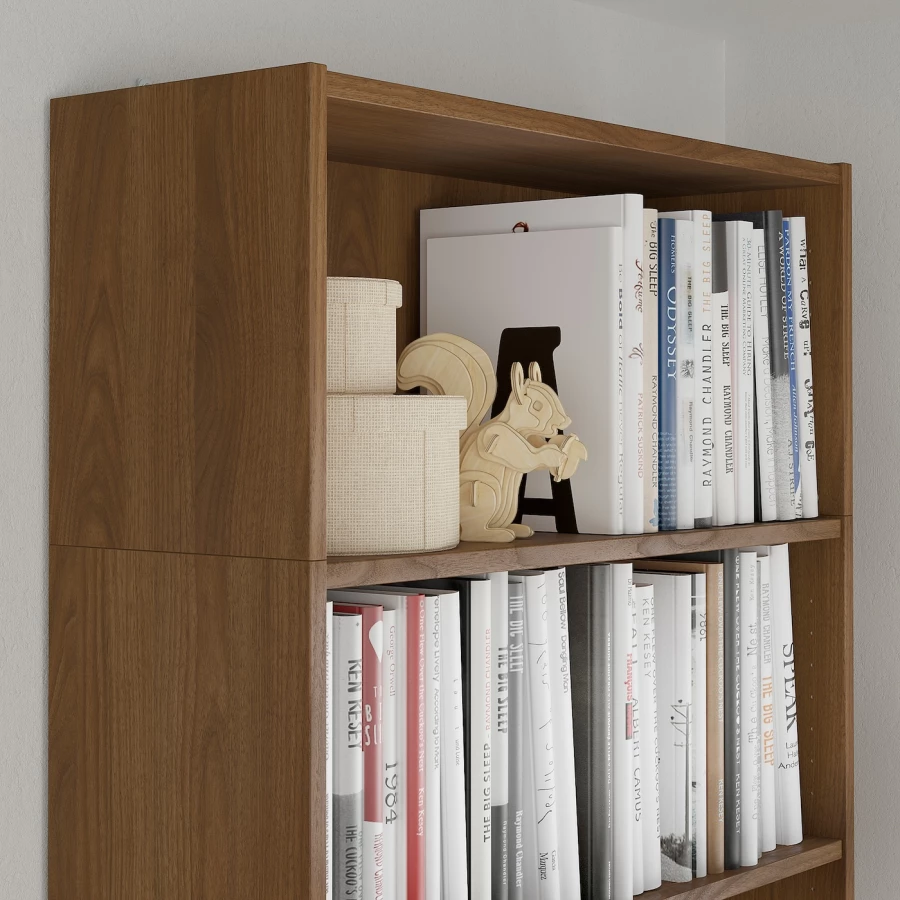 Полка - BILLY IKEA/ БИЛЛИ ИКЕА, 80х28х35 см, коричневый (изображение №2)