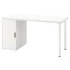 Письменный стол с ящиком - IKEA LAGKAPTEN/ALEX, 140x60 см, белый, АЛЕКС/ЛАГКАПТЕН ИКЕА