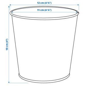 Второе фото. Кашпо - IKEA DAIDAI, 9 см, латунь, ДАЙДАЙ ИКЕА