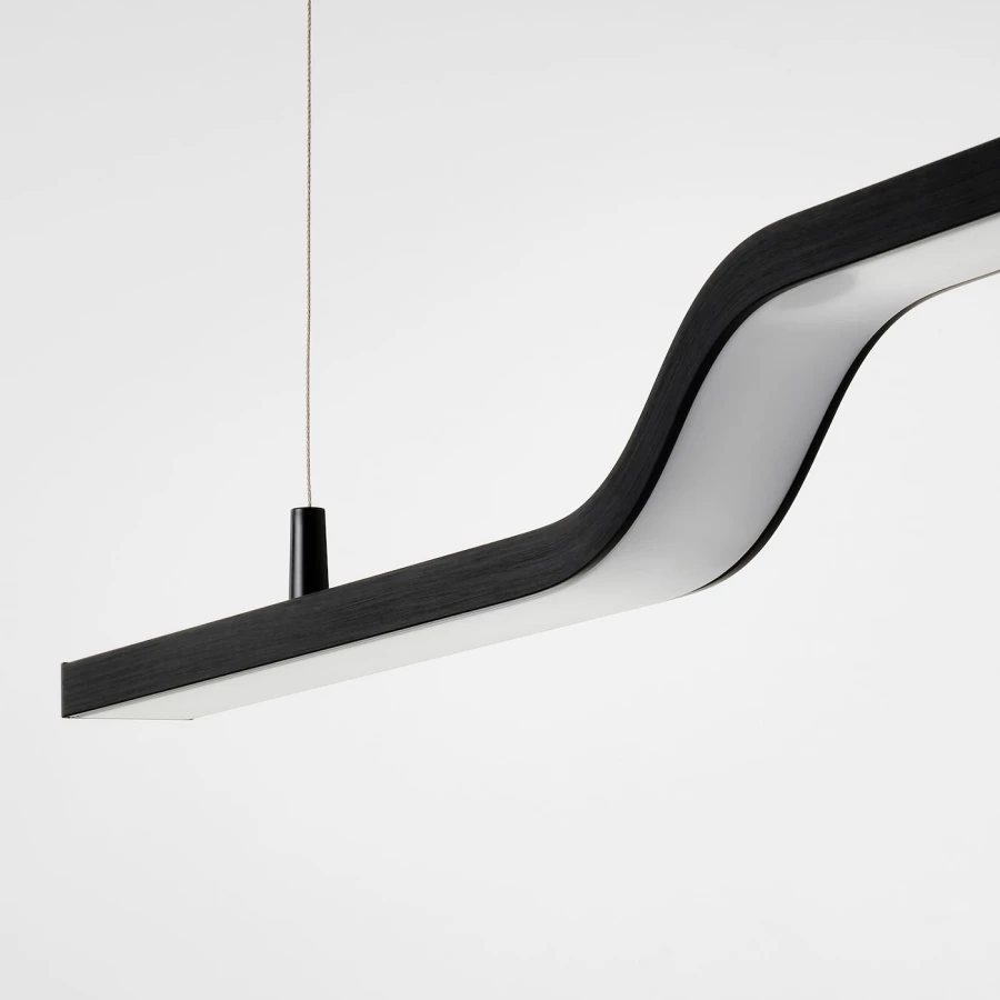 Подвесной светильник - PILSKOTT IKEA / ПИЛЬСКОТТ ИКЕА, 97 см, белый/ черный (изображение №6)