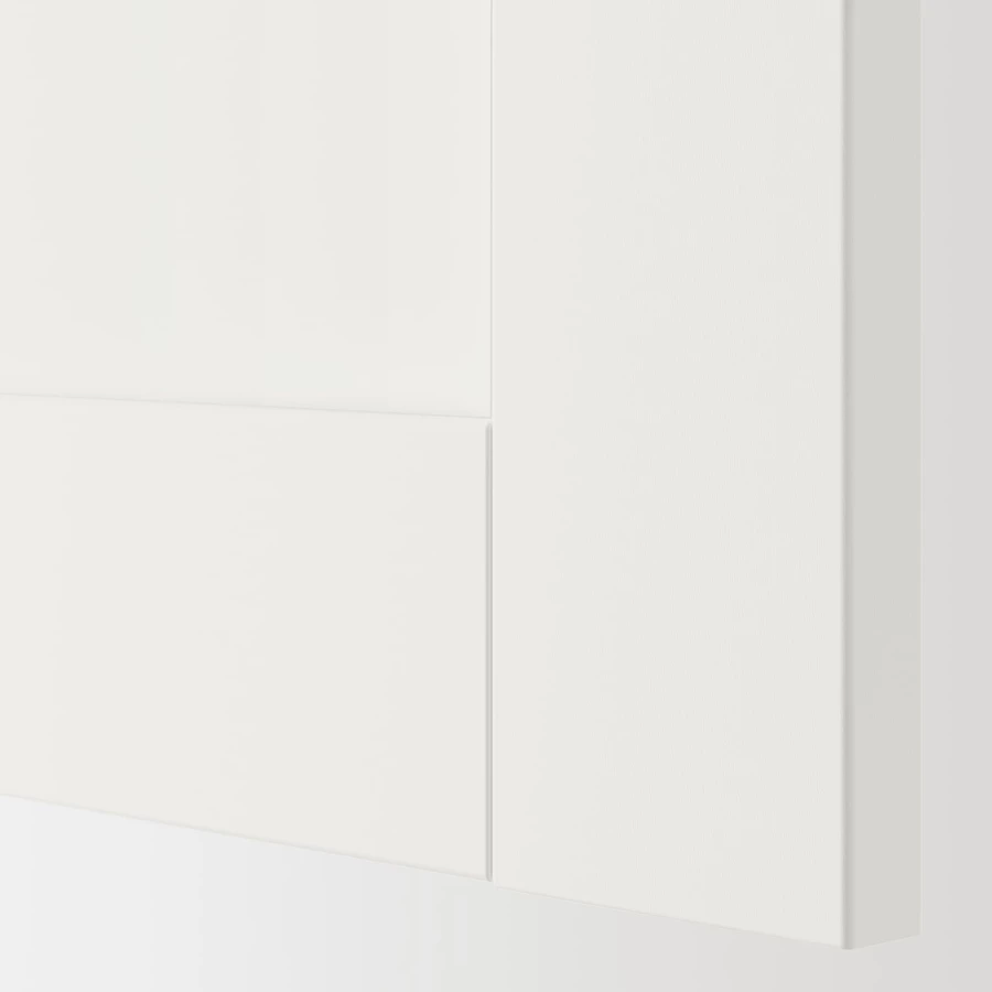 Стеллаж - IKEA ENHET, 120х32х255 см, белый/серый, ЭНХЕТ ИКЕА (изображение №5)