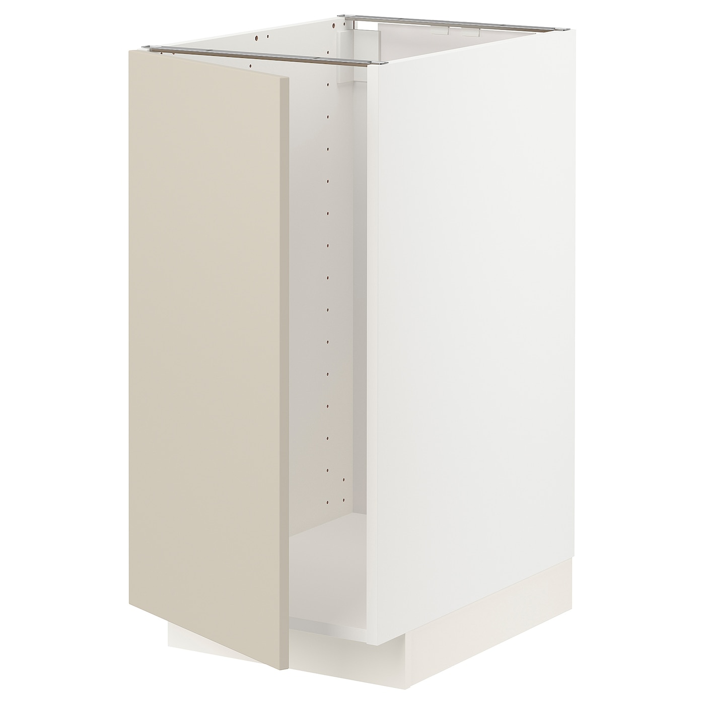Напольный шкаф  - IKEA METOD, 88x62x40см, белый/бежевый, МЕТОД ИКЕА