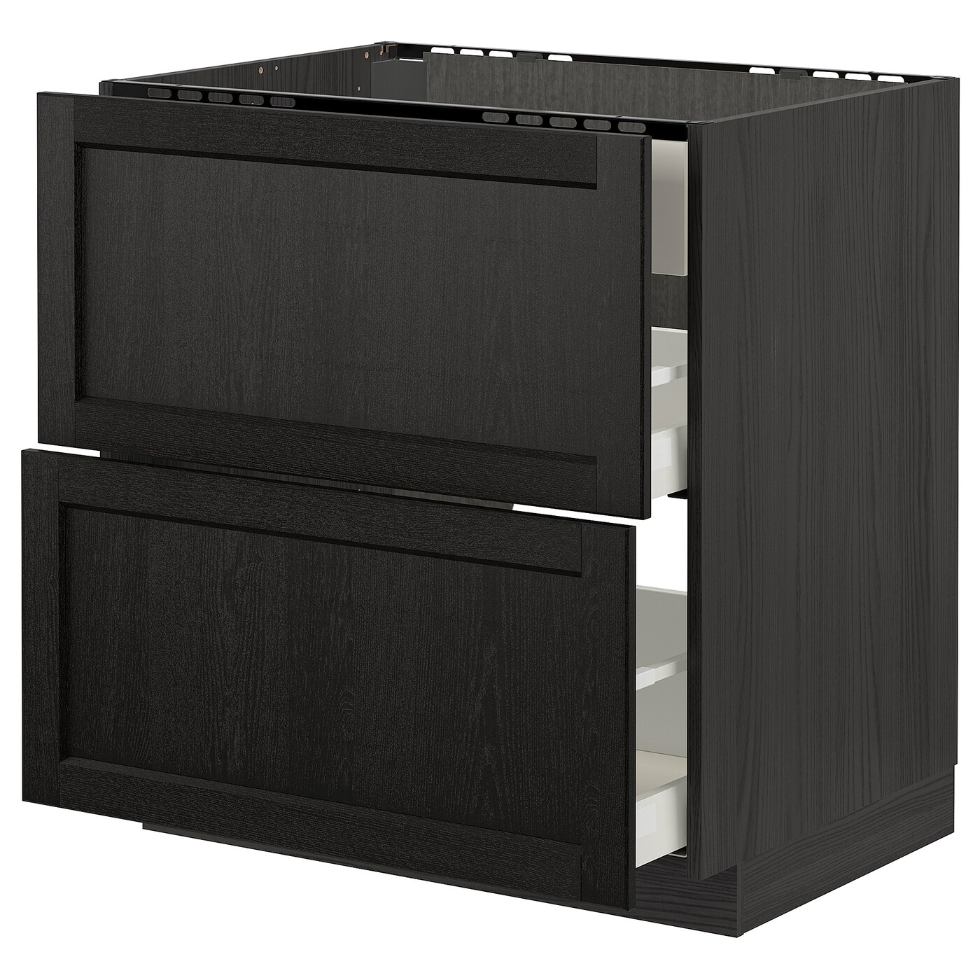 Напольный шкаф - IKEA METOD MAXIMERA, 88x62x80см, черный, МЕТОД МАКСИМЕРА ИКЕА