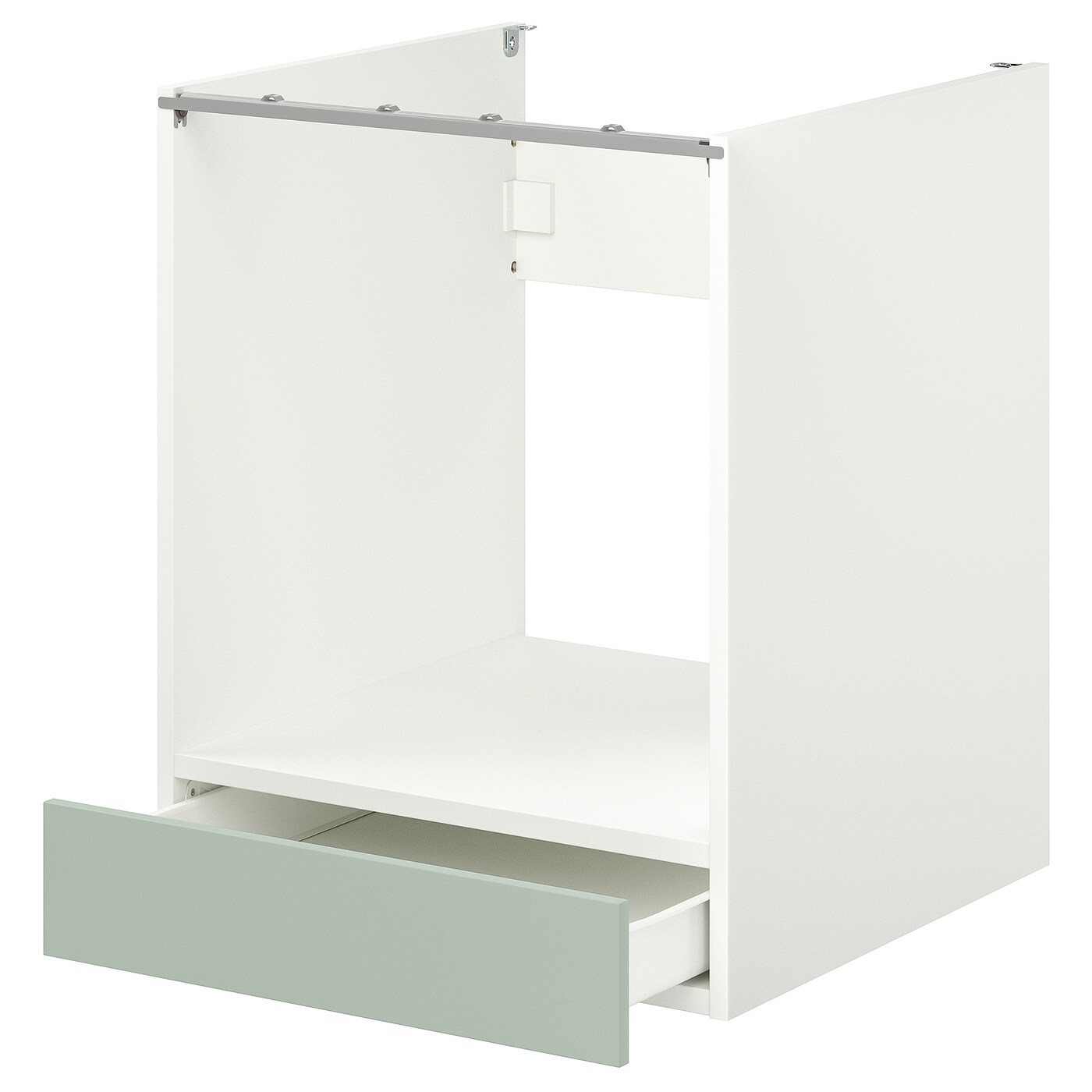 Шкаф для встроенной техники - IKEA ENHET, 75x62x60см, белый, ЭХНЕТ ИКЕА