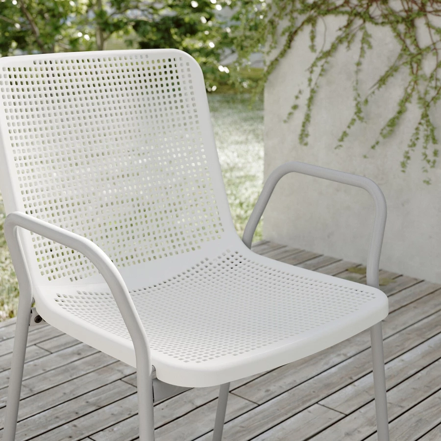 Складной комплект из стула и стола - TORPARÖ/TORPARО IKEA/ ТОРПАРЕ ИКЕА, 130 см, белый (изображение №4)