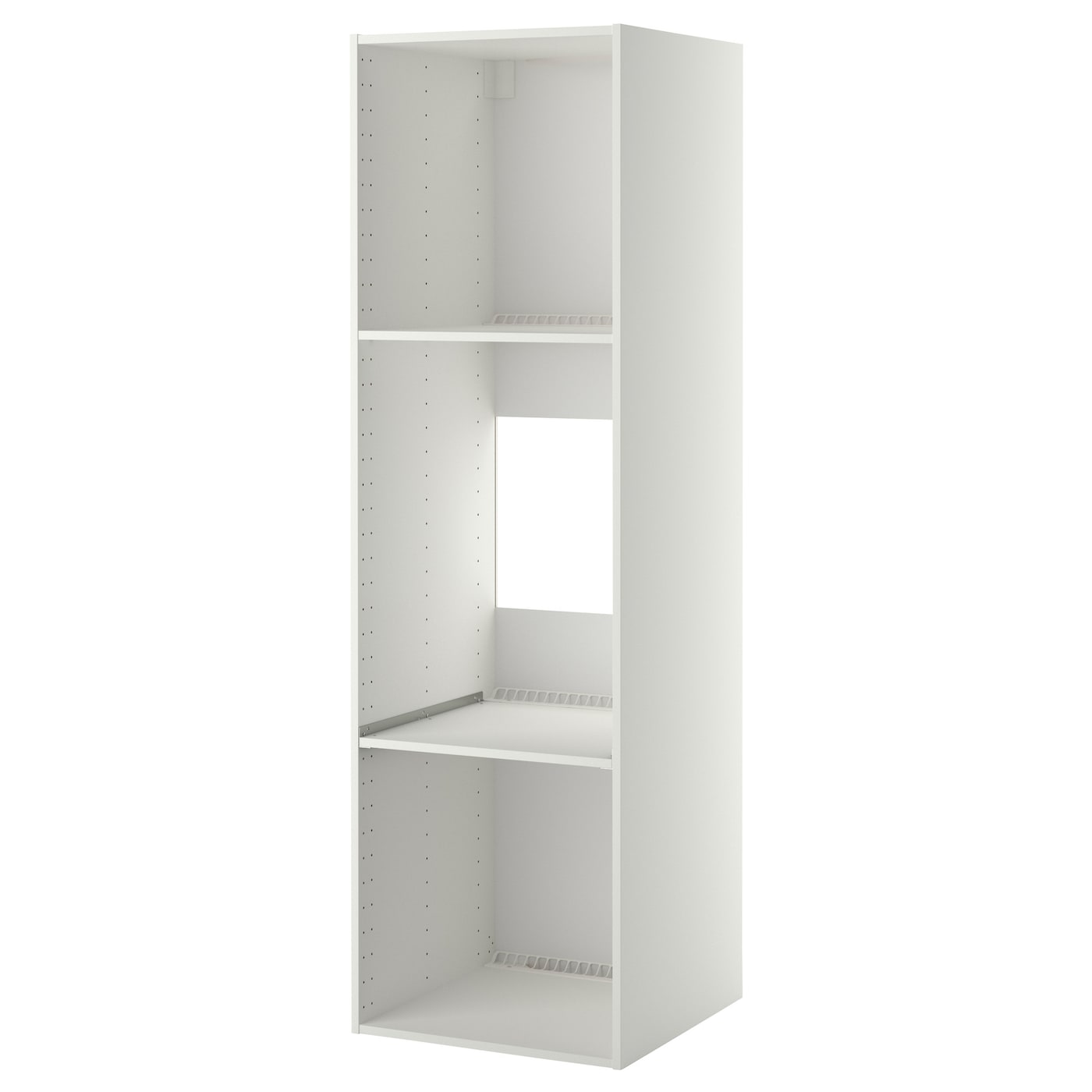 Шкаф для встроенной техники - IKEA METOD, 200x60см, белый, МЕТОД  ИКЕА