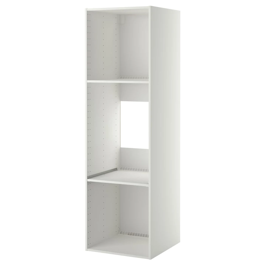 Шкаф для встроенной техники - IKEA METOD, 200x60см, белый, МЕТОД  ИКЕА (изображение №1)