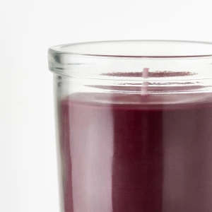 Второе фото. Ароматическая свеча в стакане - IKEA STÖRTSKÖN/STORTSKON/СТЁРТСКОН ИКЕА, 8х8,5 см, красный