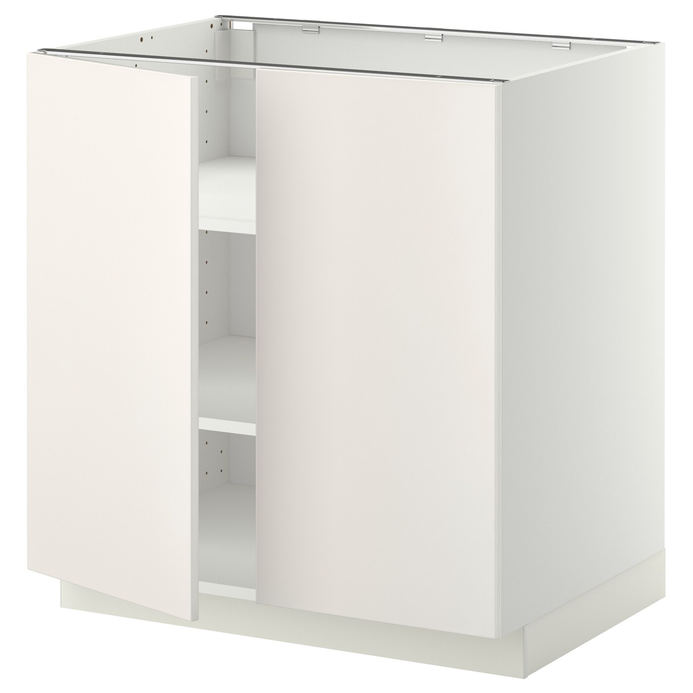 Напольный шкаф - IKEA METOD, 88x62x80см, белый, МЕТОД ИКЕА