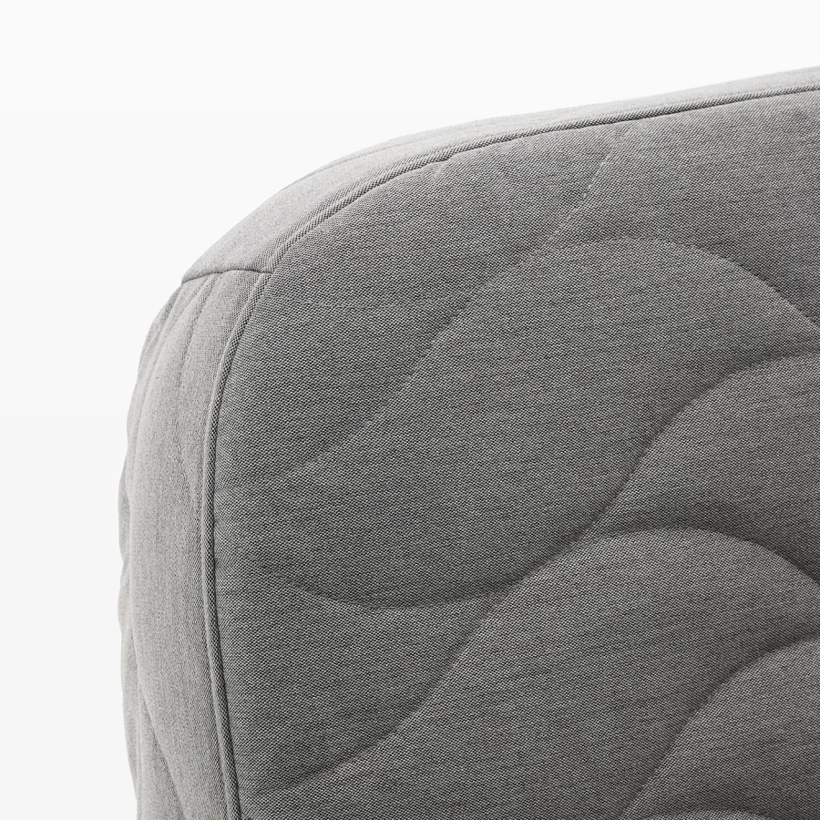 3-местный диван-кровать - IKEA NYHAMN/НЮХАМН ИКЕА, 90х97х200 см, серый (изображение №3)