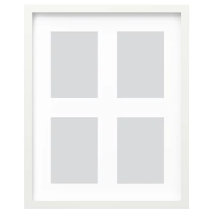 Рамка на 4 фотографии - IKEA RÖDALM/RODALM/РОДАЛЬМ ИКЕА, 40х50 см, белый