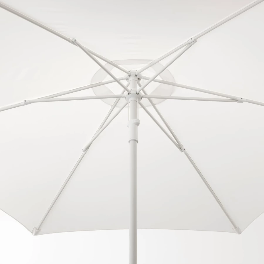 Зонт - HÖGÖN /HОGОN IKEA/ХЁГЁН ИКЕА белый (изображение №4)