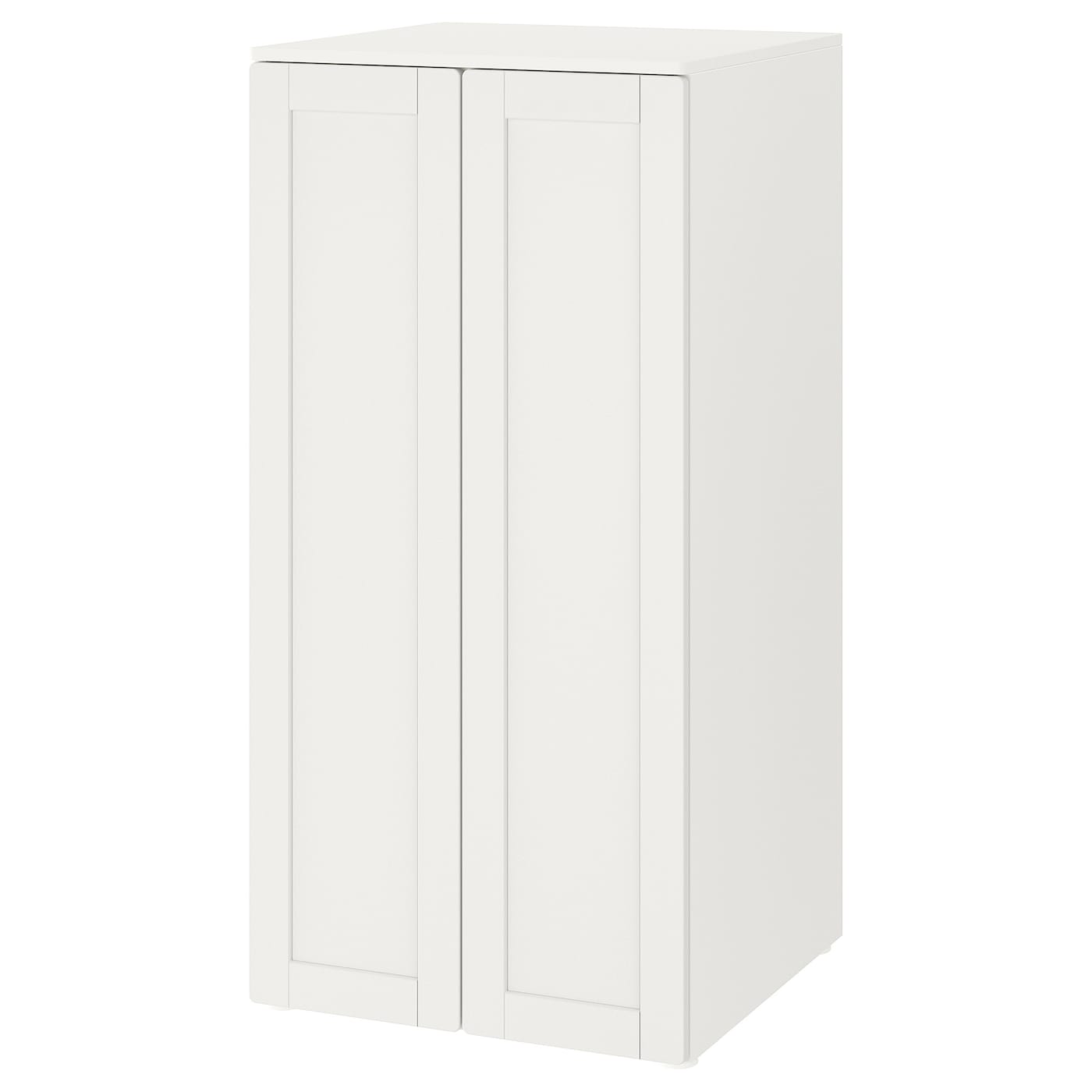 Шкаф - PLATSA/ SMÅSTAD / SMАSTAD  IKEA/ ПЛАТСА/СМОСТАД  ИКЕА, 60x57x123 см, белый