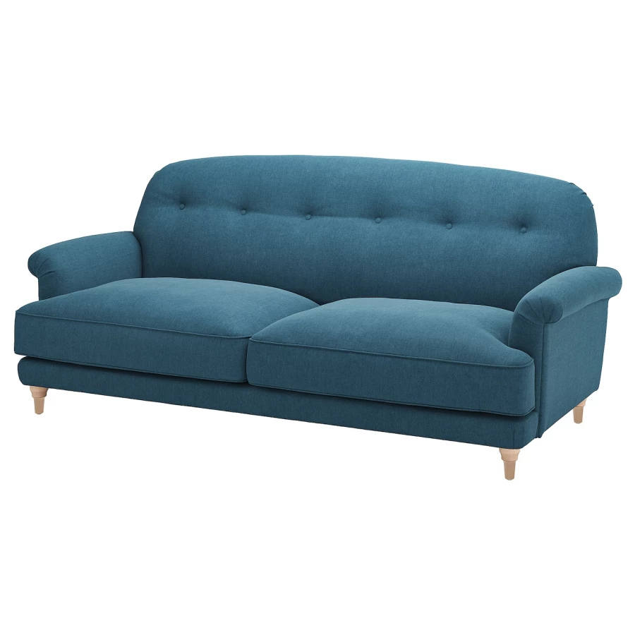 2-местный диван - IKEA ESSEBODA, 94x96x192см, синий,  ЭССЕБОДА ИКЕА (изображение №1)